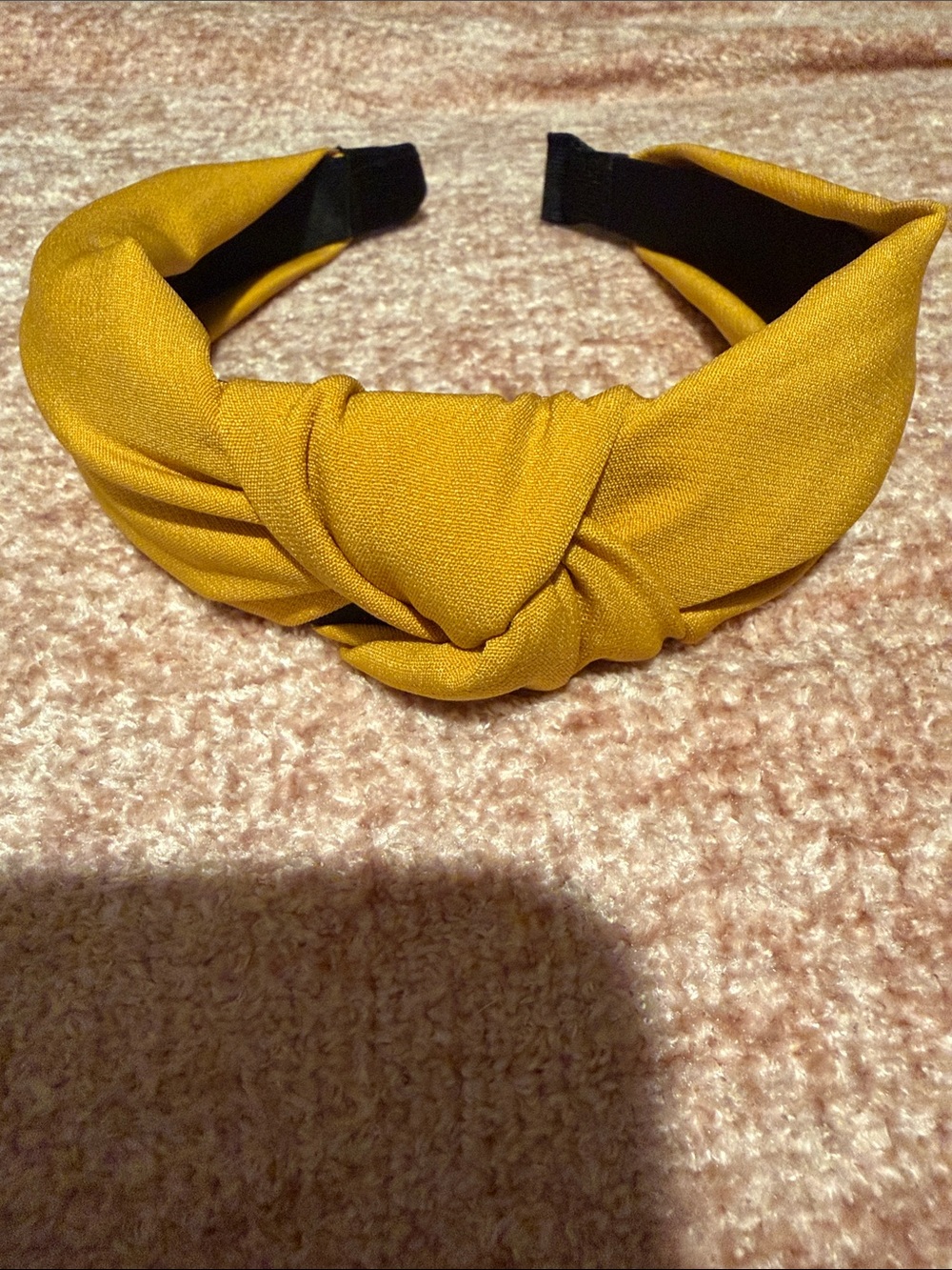 Mustard Knotted Headband for Women - Never worn, Classic Hair Accessory